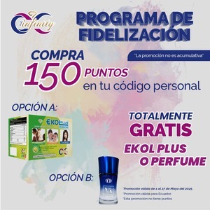 PROGRM FIDELIZCION  EKOLPLUS O PERFUME MAYO