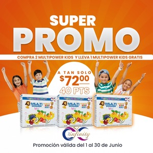 SUPER PROMO MULTIPOWER KIDS