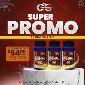 SUPER PROMO GANODERMA ZINC