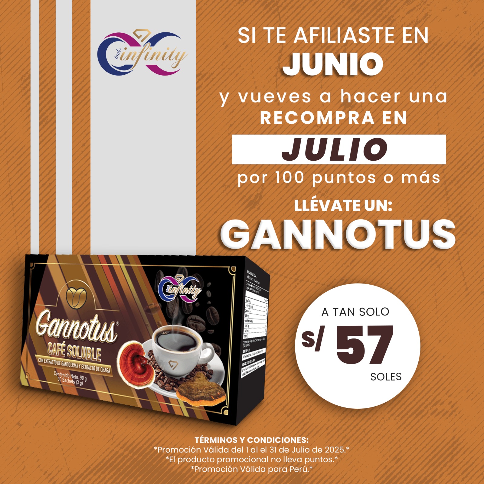 PROGRAMA DE SEGUNDA COMPRA JULIO - GANNOTUS