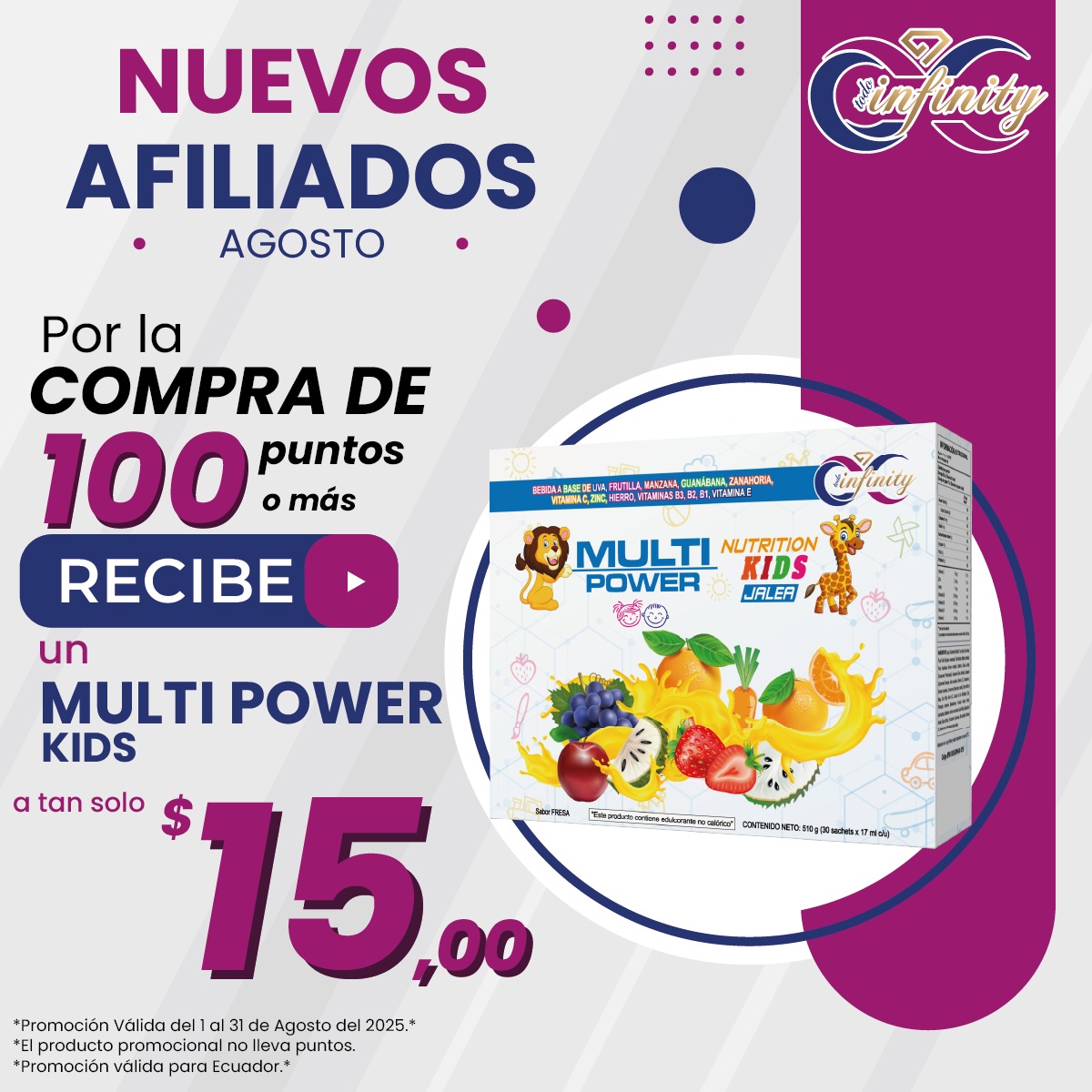 NUEVOS AFILIADOS AGOSTO