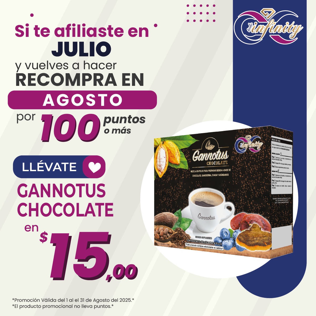 RECOMPRA AGOSTO - GANNOTUS CHOCOLATE