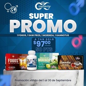SUPER PROMO FOGOS + MORINDA + SAW PROS + GANNOTUS