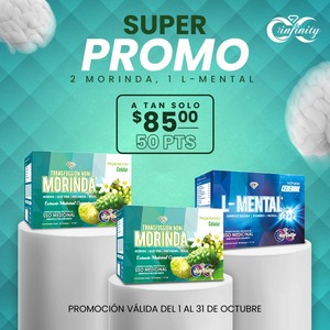 SUPER PROMO MORINDA + LMENTAL
