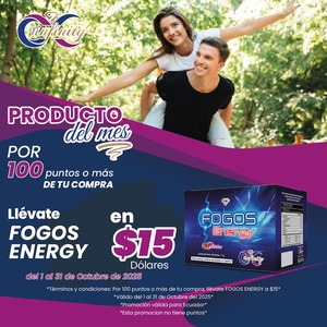 PRODUCTO DEL MES OCTUBRE - FOGOS ENERGY