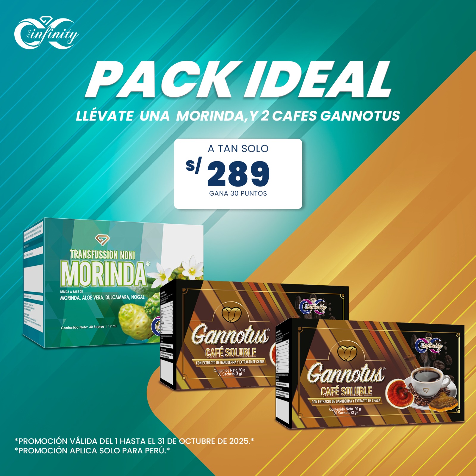 PROMO 1 MORINDA + 2 GANNOTUS