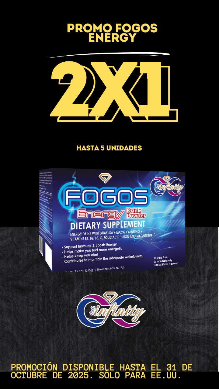 FOGOS ENERGY 2 X 1