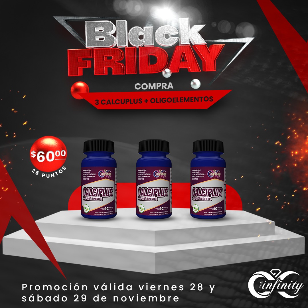 BLACK FRID. 3 CALCIPLUS + OLIGOELEMENTOS