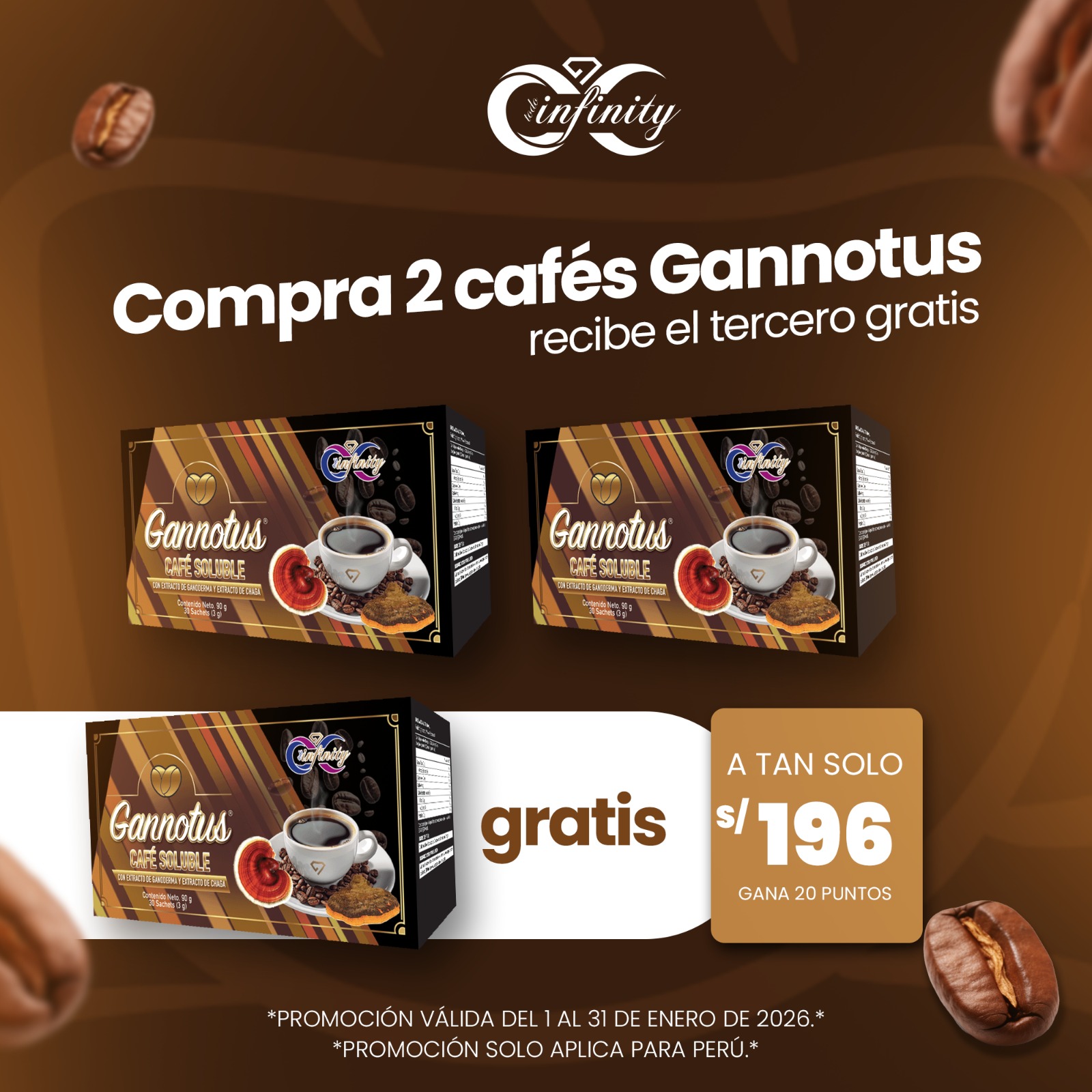 PROMO GANNOTUS X 3 - PERU