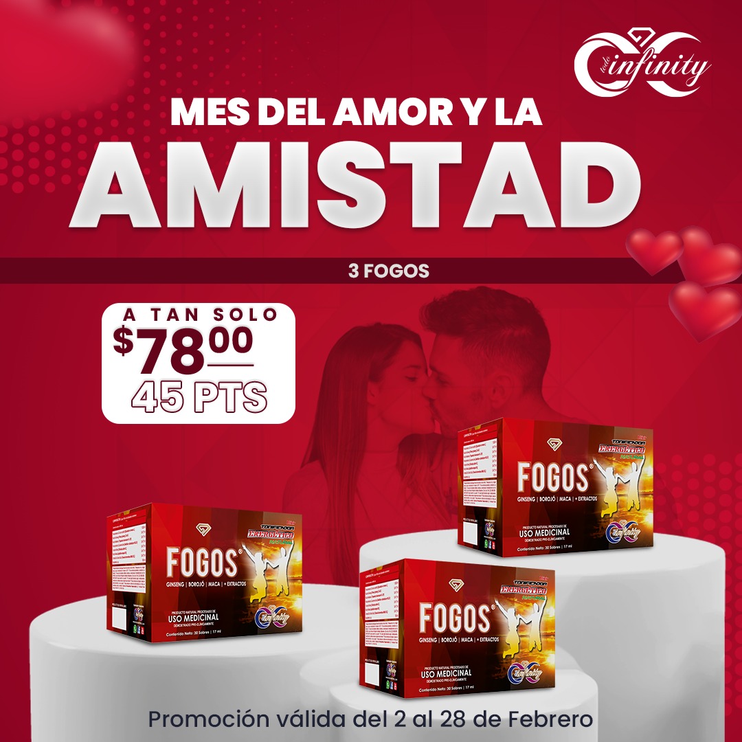 SAN VALENTIN 3 FOGOS $ 78