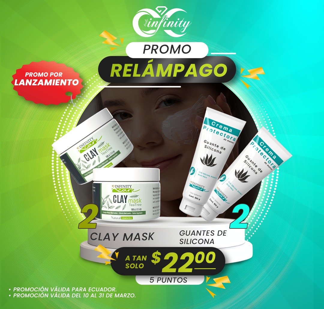 PACK 2 GUANTE DE SILICONA Y 2 CLAY