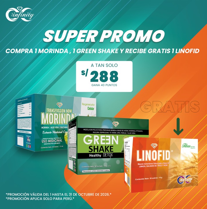 Protegido: SUPER PROMO – MORINDA+ GREEN SHAKE + LINOFID